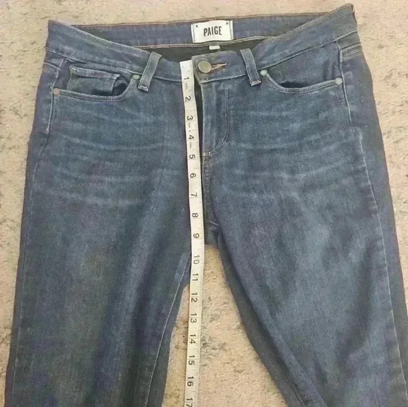 Paige Womens Dark Wash Verdugo Ultra Skinny Jeans 27 - Picture 13 of 14